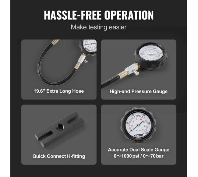 Dyzelinio variklio kompresijos testeris, 18 vnt.3