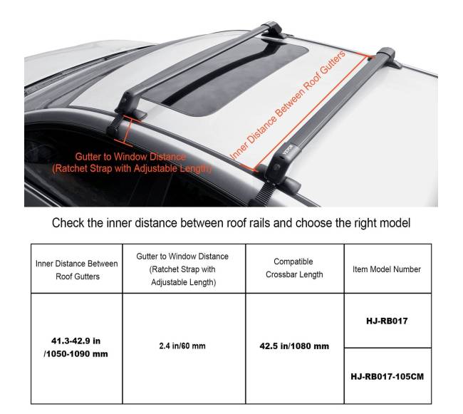 Universalūs stogo bagažinės skersiniai2