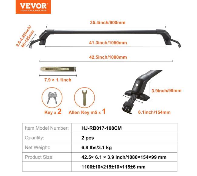 Universalūs stogo bagažinės skersiniai6