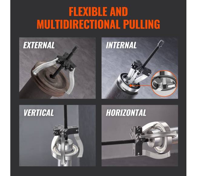 Pavarų ištraukėjo rinkinys, 3 ir 7 colių3