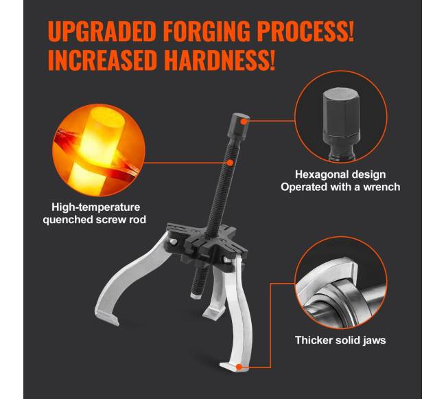 Pavarų ištraukėjo rinkinys, 3 ir 7 colių4