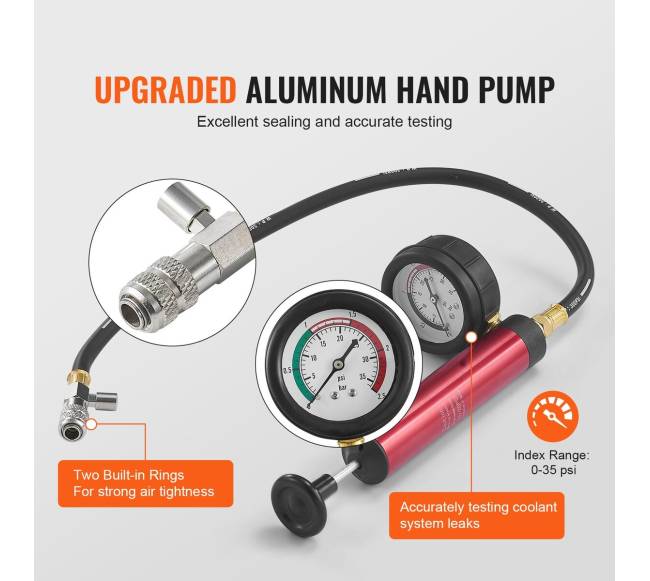 14 dalių radiatoriaus slėgio testavimo rinkinys2