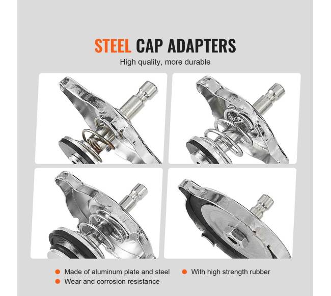 14 dalių radiatoriaus slėgio testavimo rinkinys4