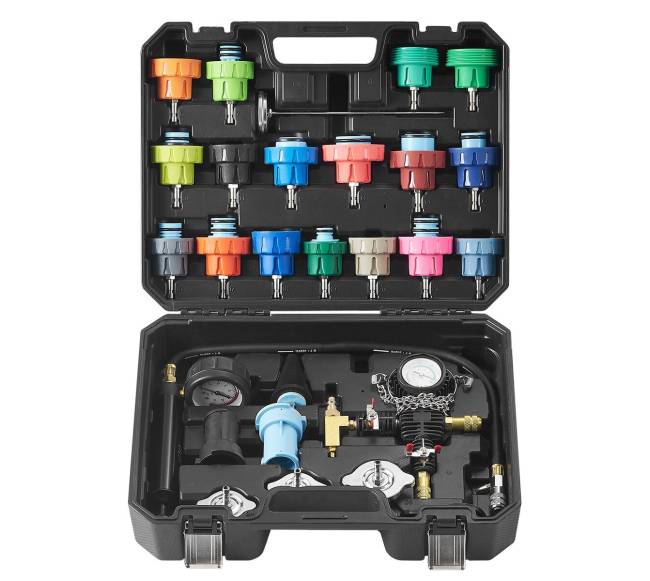 28 dalių universalus radiatoriaus slėgio testerio rinkinys8