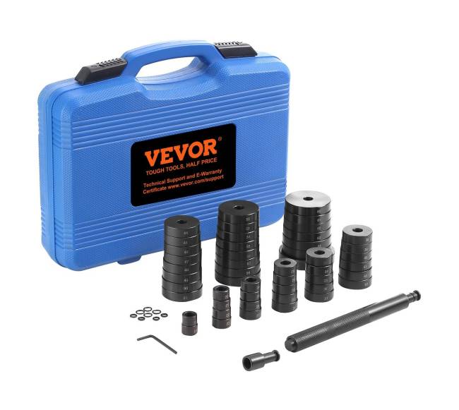 52 dalių įvorių ir guolių montavimo rinkinys9