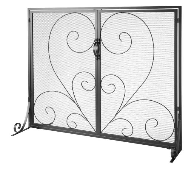 židinio ekranas su durelėmis ir tinkleliu8