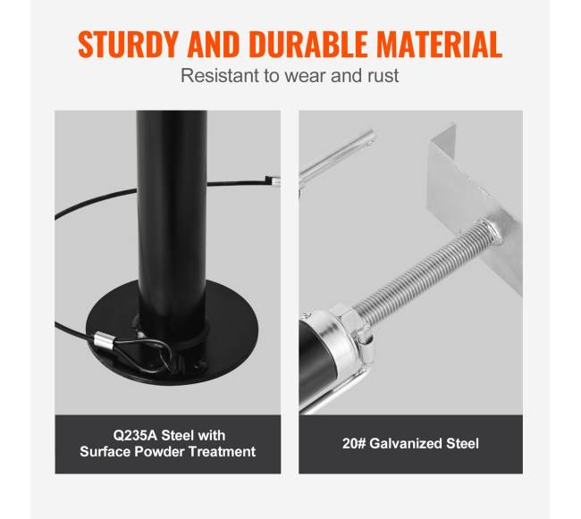 Kemperių išstūmimo atramos 2500 kg kurios reguliuojamos4