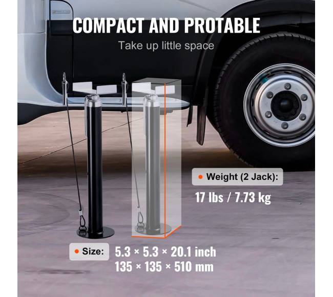Kemperių išstūmimo atramos 2500 kg kurios reguliuojamos5