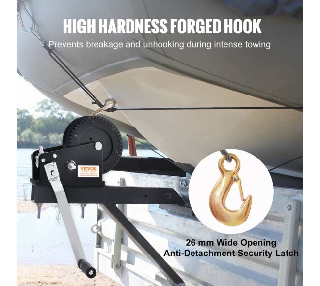 Rankinis gervė 1587 kg, priekabai arba valtims3