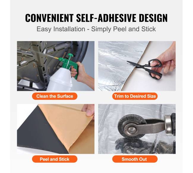 Automobilio garso izoliacijos kilimėlis 200 mil 3.3 kv.m3