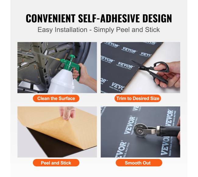 Automobilio garso izoliacijos kilimėlis, 200 mil 2,3 kv.m3