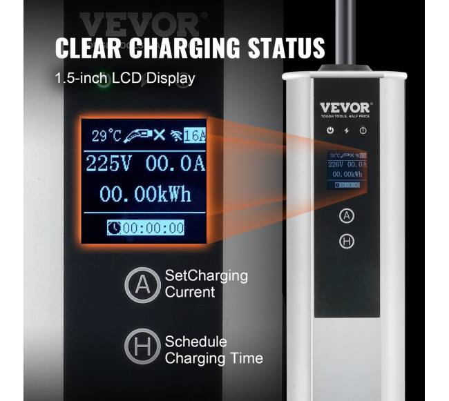 Nešiojamas EV įkroviklis, 7.5 m, 32A5