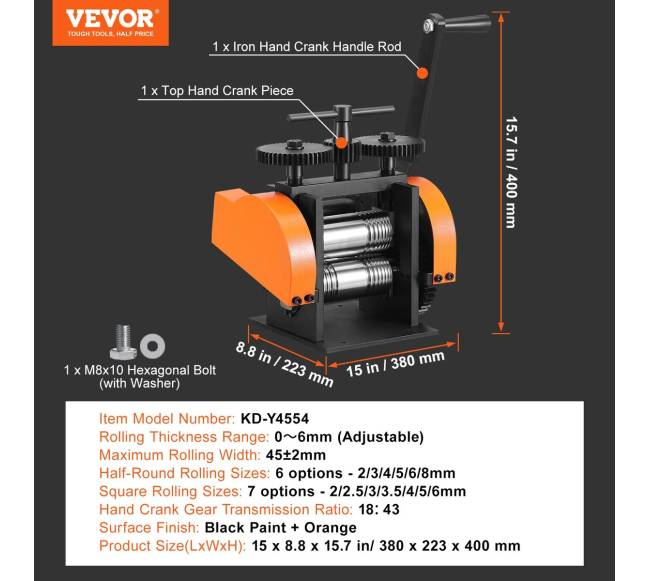 Juvelyrinis kalimo volas, 45 mm pločio6