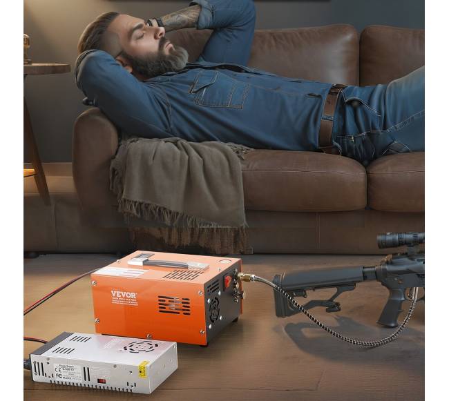 PCP oro kompresorius 4500 PSI išorinis keitiklis7