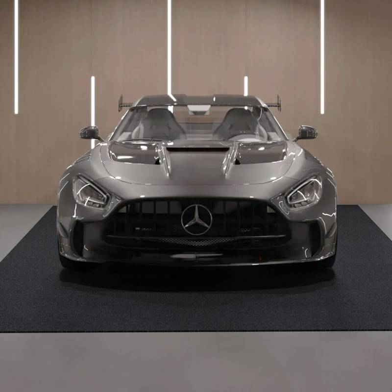 Atsparus vandeniui garažo grindų kilimėlis automobiliams0