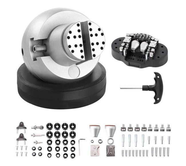 Graviravimo staklės su kamuolio spaustuvu8