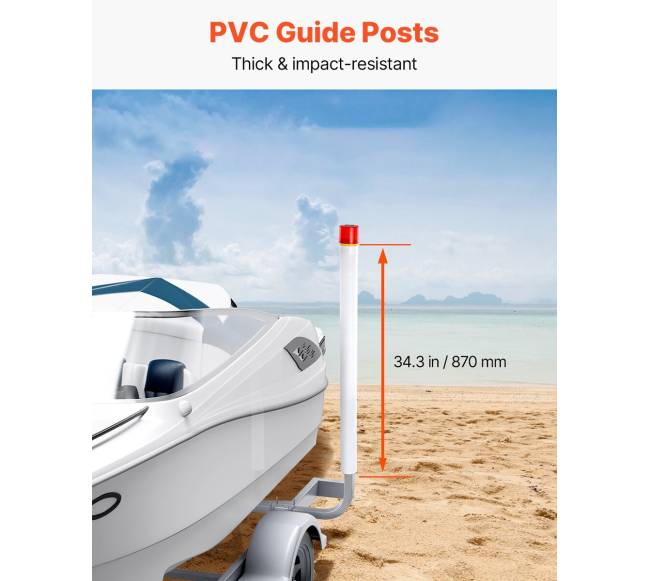 Valties priekabos gidas su LED šviesa5