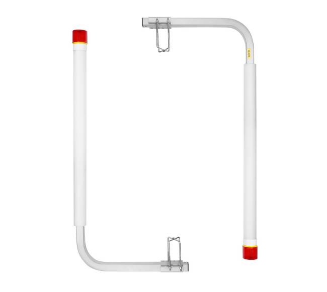 Valties priekabos gidas su LED šviesa10