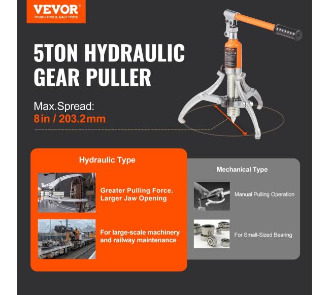 Hidraulinis dantračių nuėmiklis, 5 tonų1