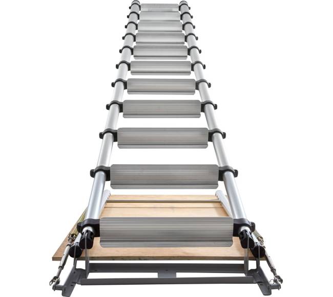 Palėpės teleskopinės kopėčios, aliuminis, 158.8 kg9