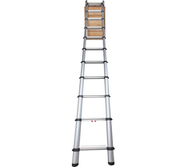 Palėpės teleskopinės kopėčios, aliuminis, 158.8 kg10