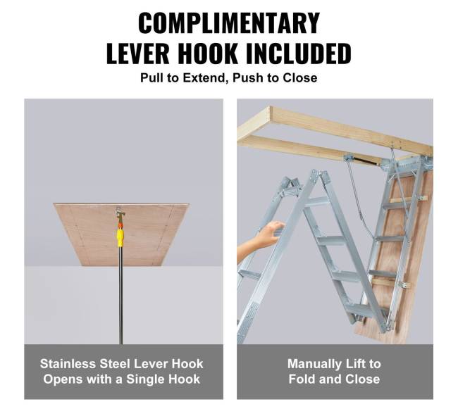 Sulankstoma palėpės kopėčia3