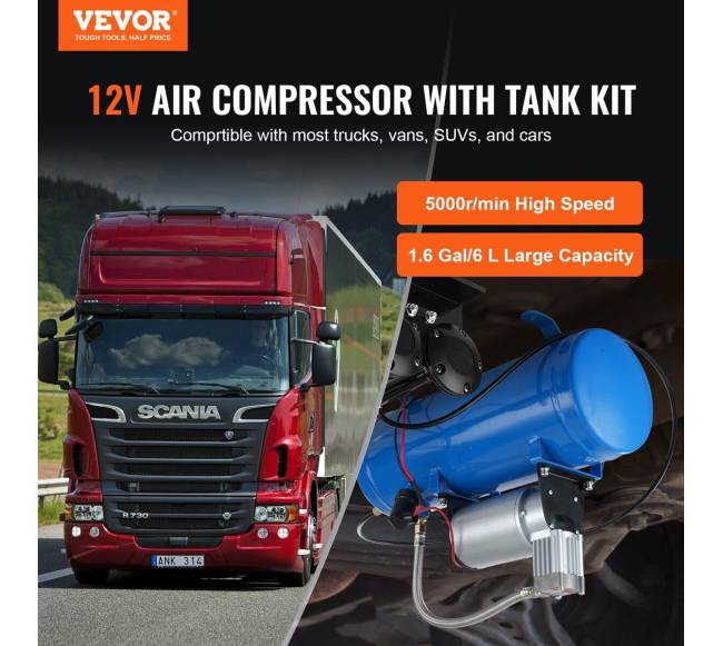 12V oro kompresorius su 6L talpa1