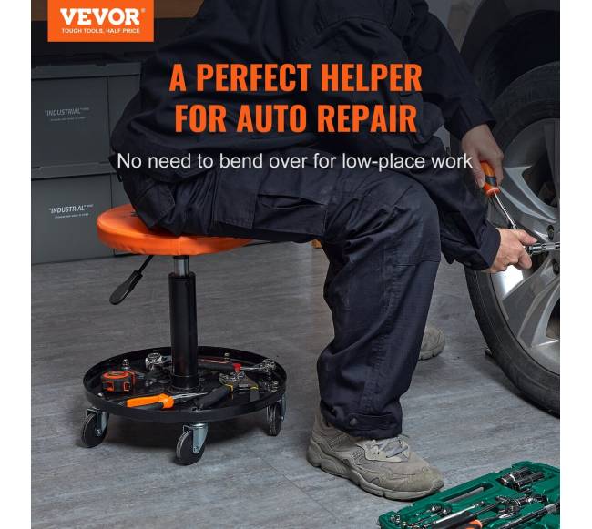 Mechaniko taburetė su reguliuojamu aukščiu1