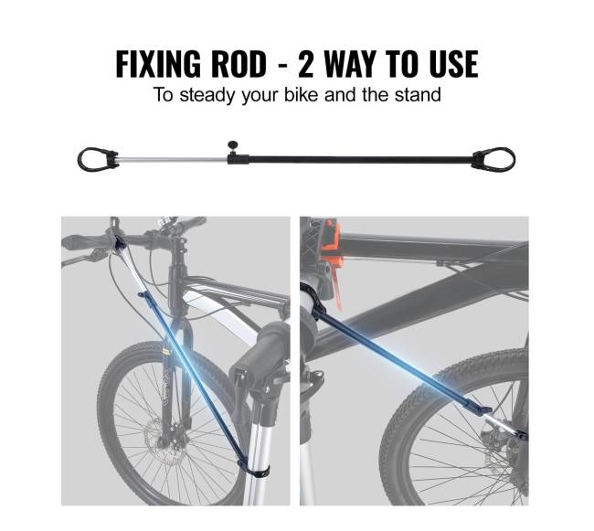 Dviračių remonto stovas su teleskopine ranka4