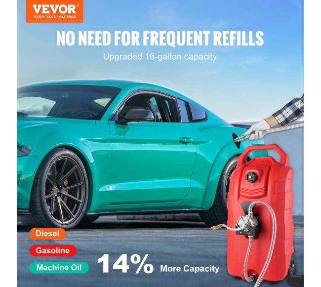 16 galonų kuro vežimėlis su rankine pompa1