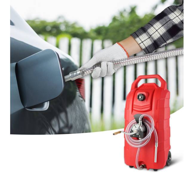 16 galonų kuro vežimėlis su rankine pompa7