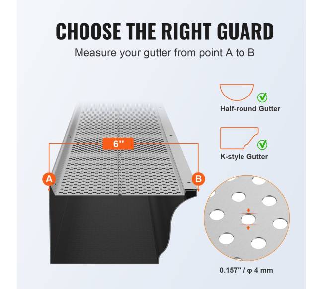 Latakų uždanga 152mm, filtras, 52vnt.2