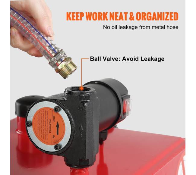 113 litrų degalų vežimėlis su 180W pompa3