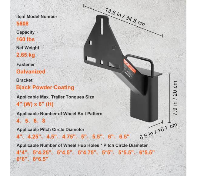 Atsarginio rato laikiklis priekabai6