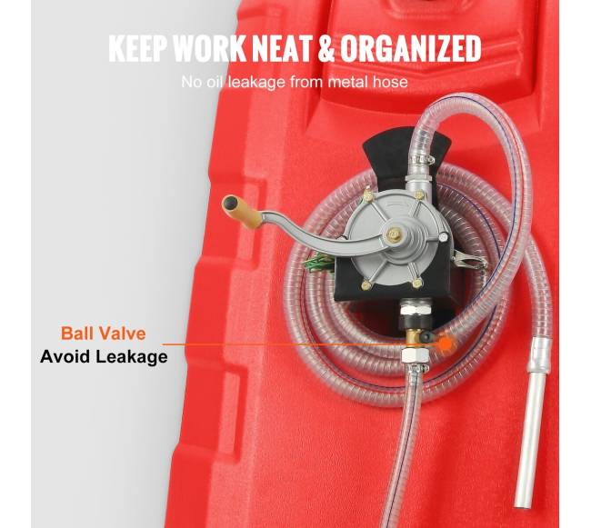 Nešiojama kuro talpa su rankiniu pompa, 25 galonai4