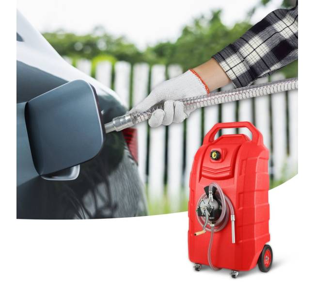 Nešiojama kuro talpa su rankiniu pompa, 25 galonai7