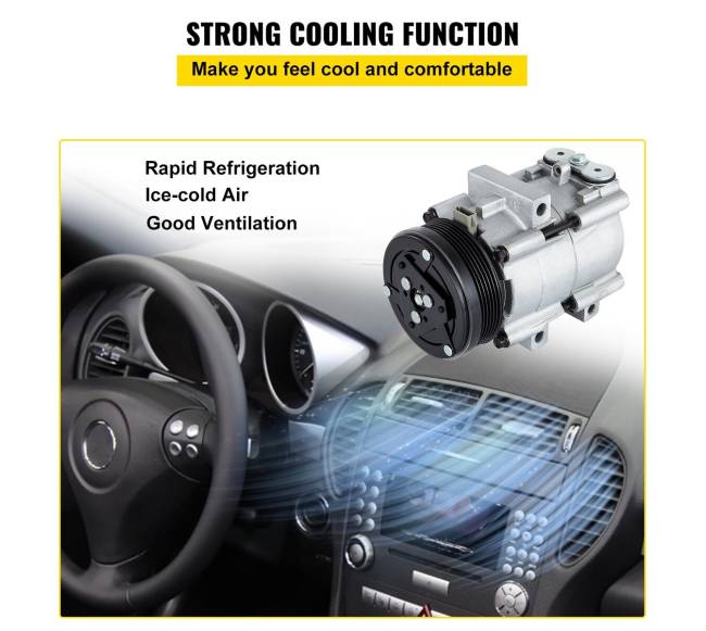 Universalus oro kondicionieriaus AC kompresorius Ford2