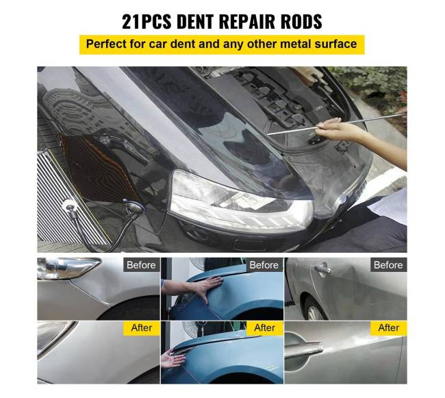 21 dalių nerūdijančio plieno įlenkimų šalinimo rinkinys1