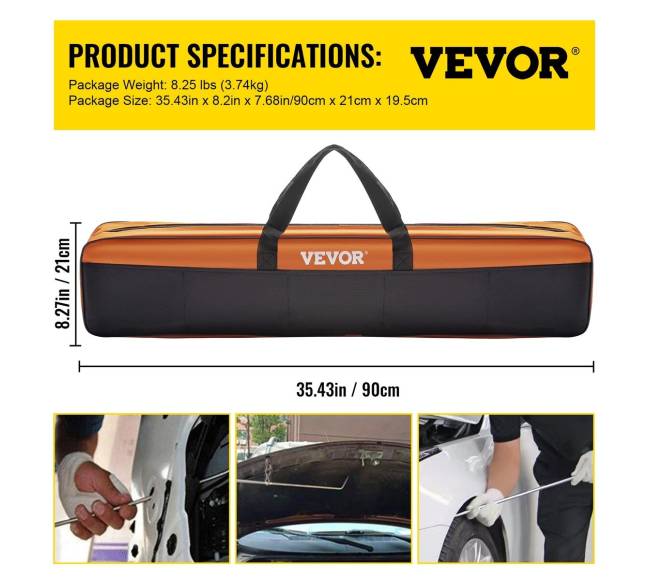 21 dalių nerūdijančio plieno įlenkimų šalinimo rinkinys6