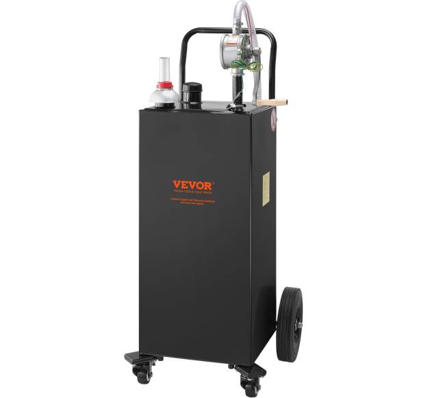 kuro talpykla su rankiniu siurbliu 132 litrai 4 ratai0