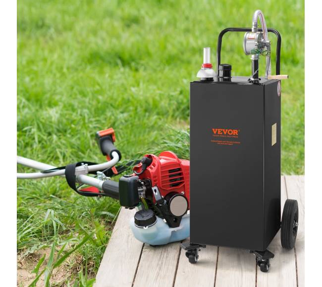 kuro talpykla su rankiniu siurbliu 132 litrai 4 ratai7