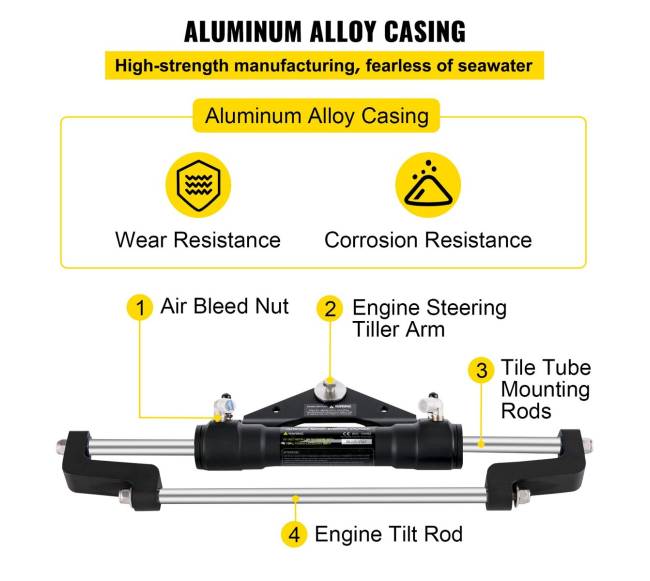 Hidraulinis vairo cilindras 300 AG5