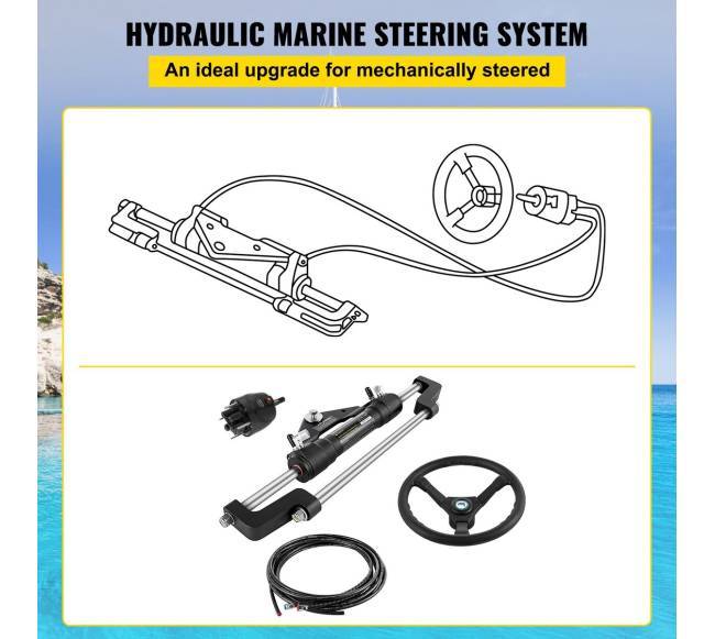 Hidraulinė valčių vairavimo sistema 300AG2