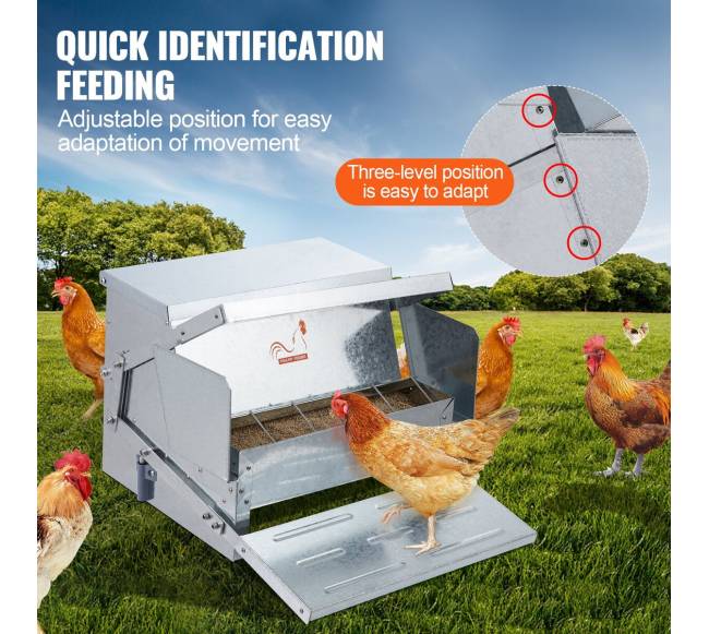 Automatinė vištų šėrykla 11 kg, 10 vištoms5