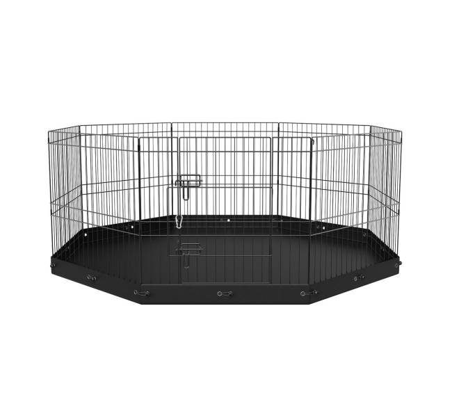 Šunų maniežas, 8 panelių metalinis maniežas10