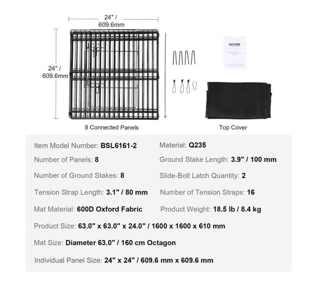 Metalinė sulankstoma šunų žaidimų aikštelė su viršeliu6