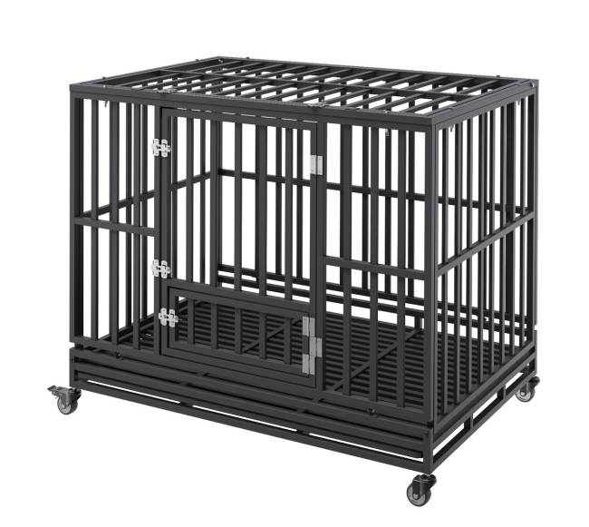 119 cm šuns voljeras su ratukais8