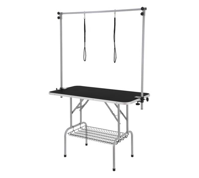 Šunų kirpimo stalas su dviem laikikliais9