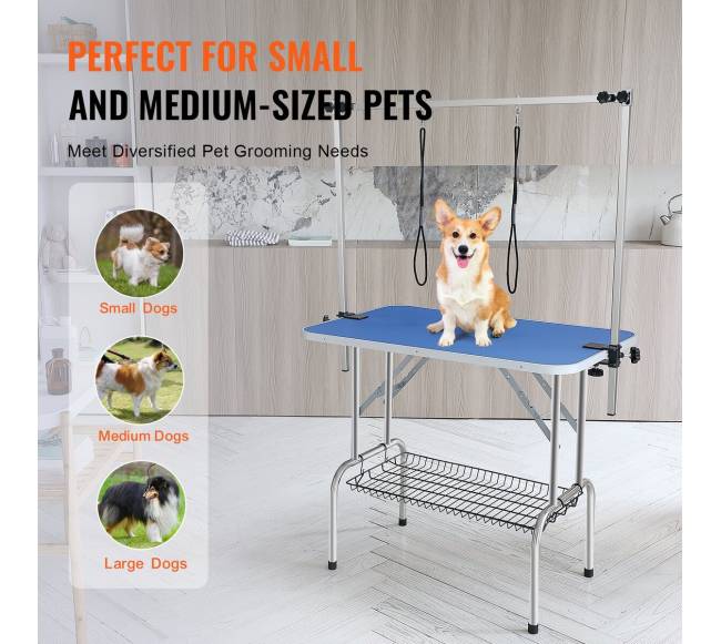 Šunų priežiūros stalas su dviem spaustukais5