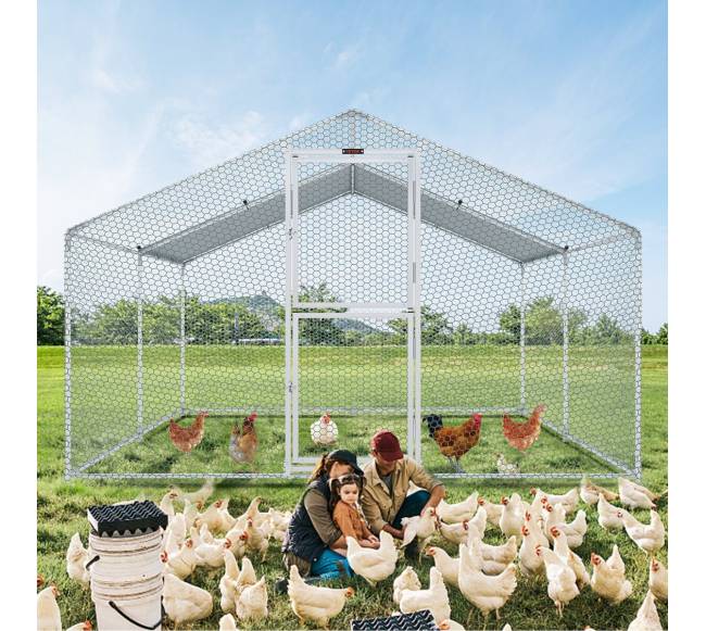 Metalinė vištidė su stogu 4 x 3 x 2 m7